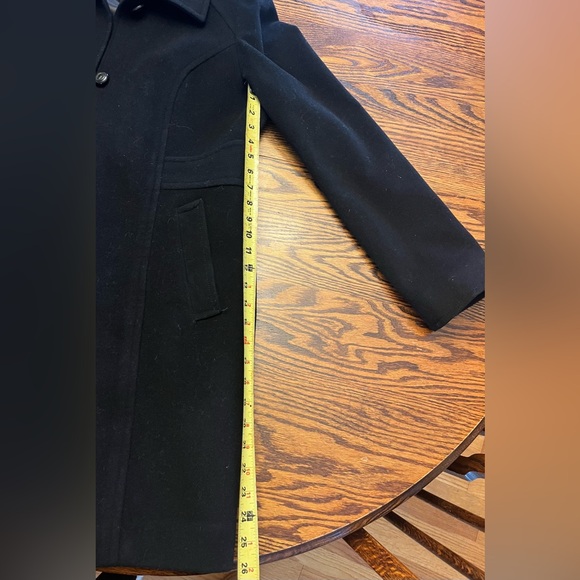 Cole Haan Black wool Coat - Picture 12 of 12